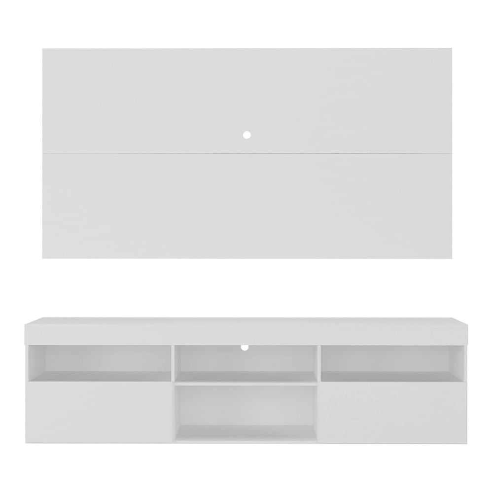 Rack com Painel TV 65" Holanda Multimóveis BR3059 Branco