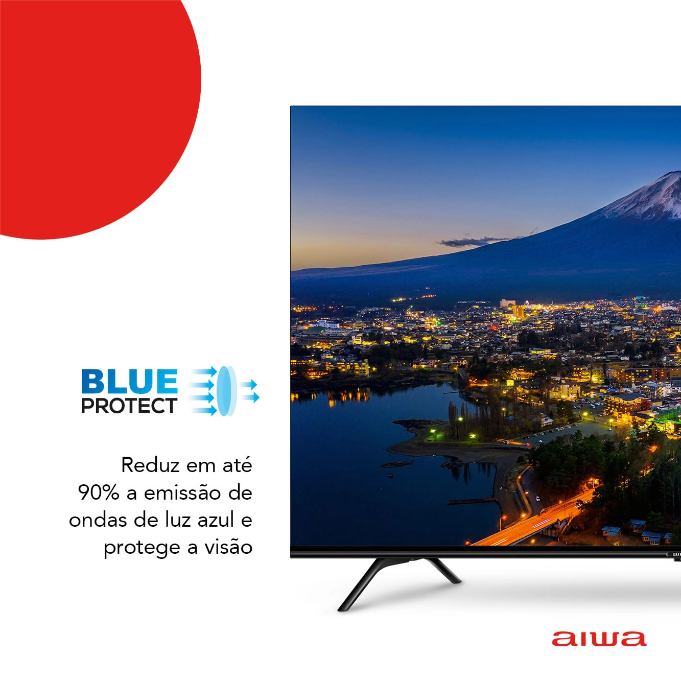 Smart TV Aiwa 55” Android, 4K, Borda Ultrafina, Dolby Vision & Atmos - AWS-TV-55-BL-01-A