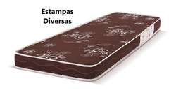 Colchão Solteiro Espuma D20 78X188X12 Maxi Saude Liso Café 50KG Reconflex