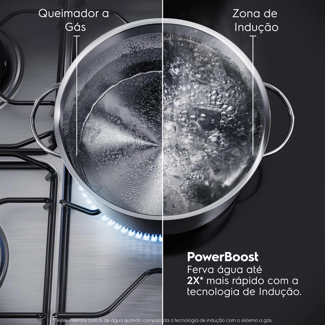 Cooktop de Indução Electrolux 4 Zonas com Powerboost Preto (IE6LP) 220V