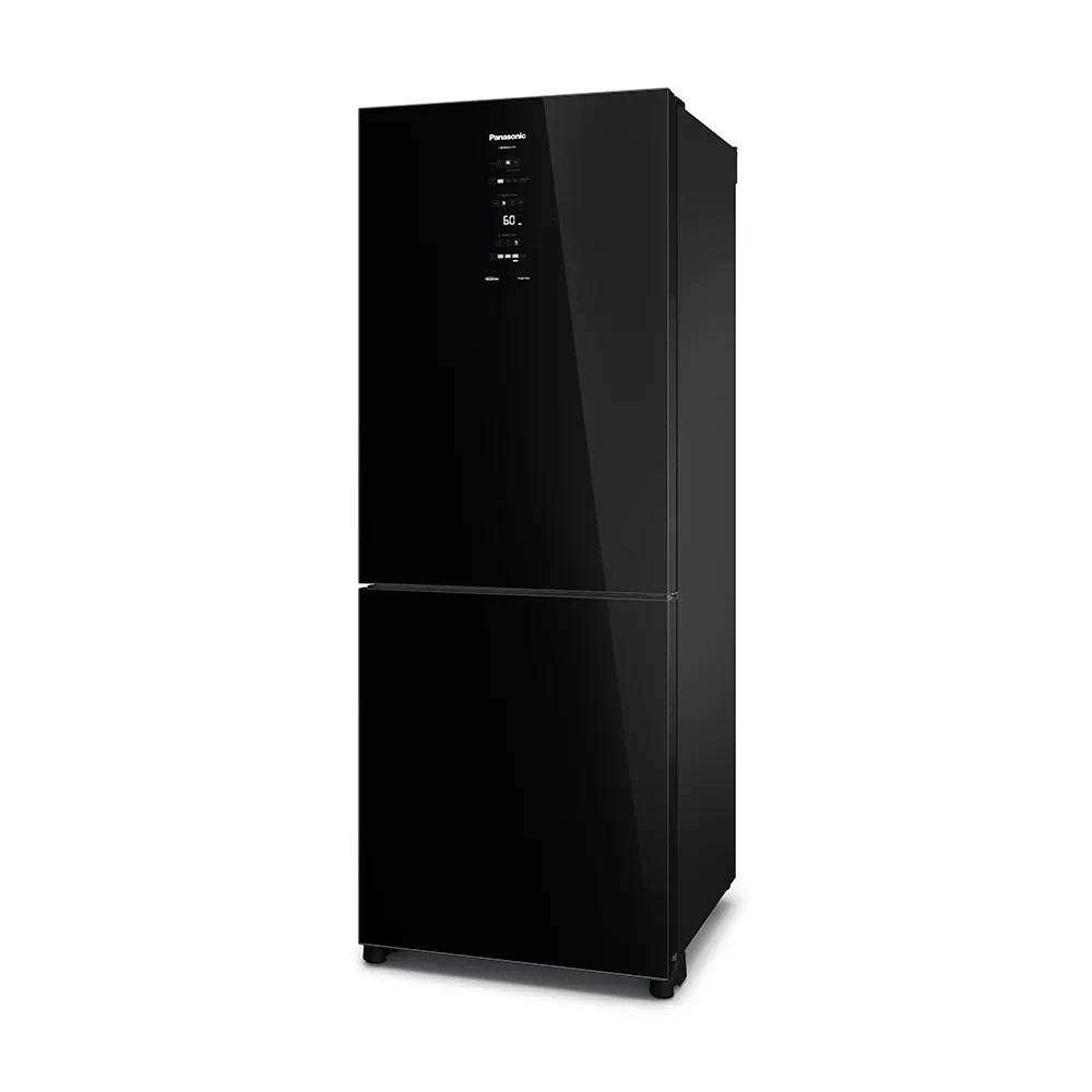 Geladeira Panasonic Frost Free NR-BB65GVFBB 450L  Black Glass Preto 220V