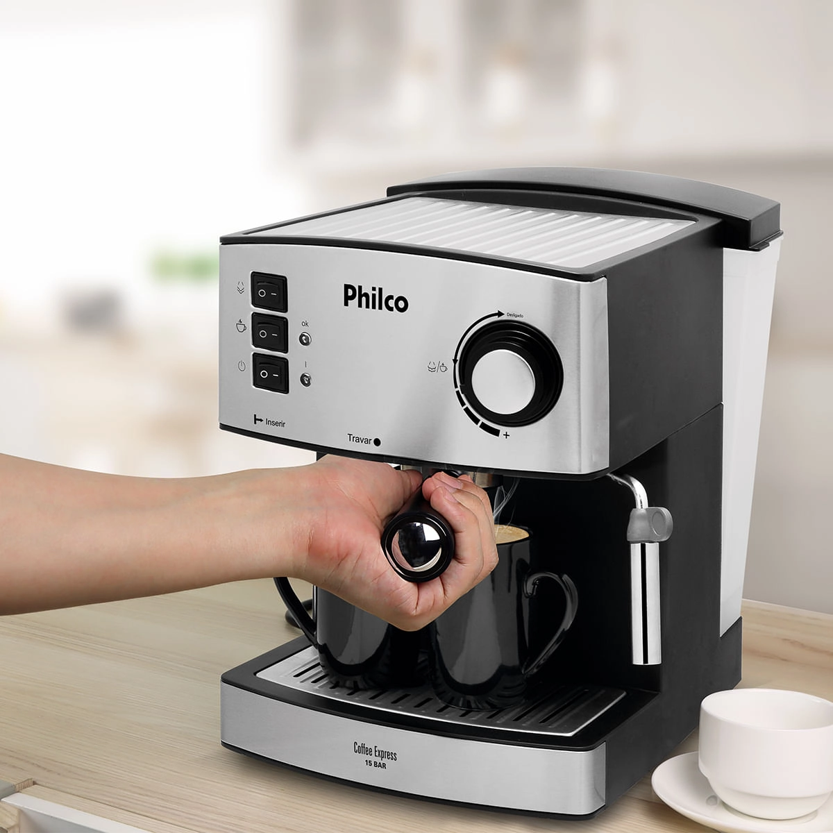 Cafeteira Philco Coffee Express 15 Bar Filtro Permanente 220V