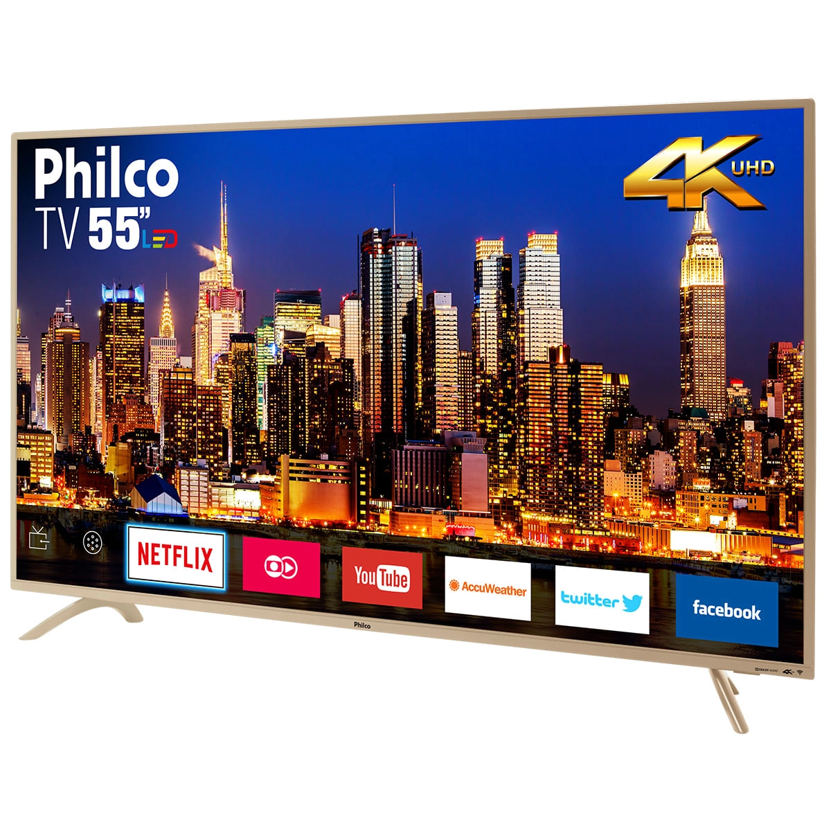 Smart TV 55” Philco 4K PTV55F61SNC Led Dolby Audio Bivolt