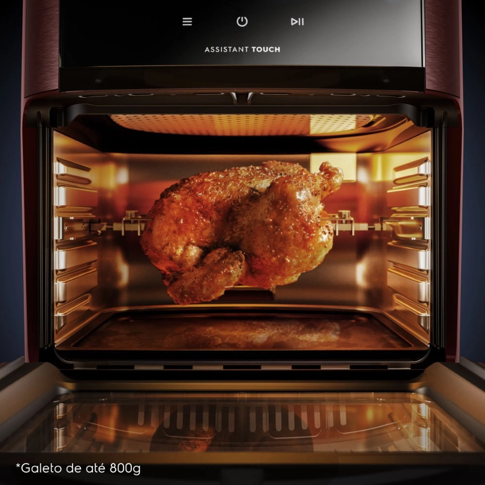 AirFryer Oven Electrolux Digital 12L Experience Vermelha por Rita Lobo (EAF91) 220V