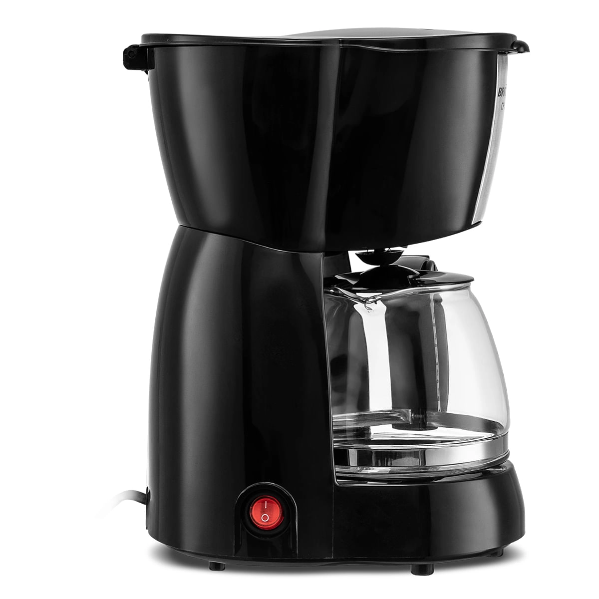 Cafeteira Britânia CP15 Vidro Preto com Inox 220V