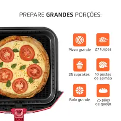 Fritadeira Sem Óleo Air Fryer 8 Litros AFN-80-RI Mondial 220V/60Hz