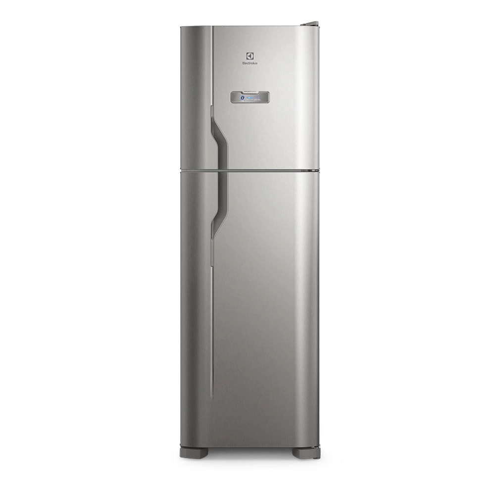 Geladeira Electrolux Frost Free 400L Efficient Turbo Freezer Duplex Inox Look (DFX44) 220 V