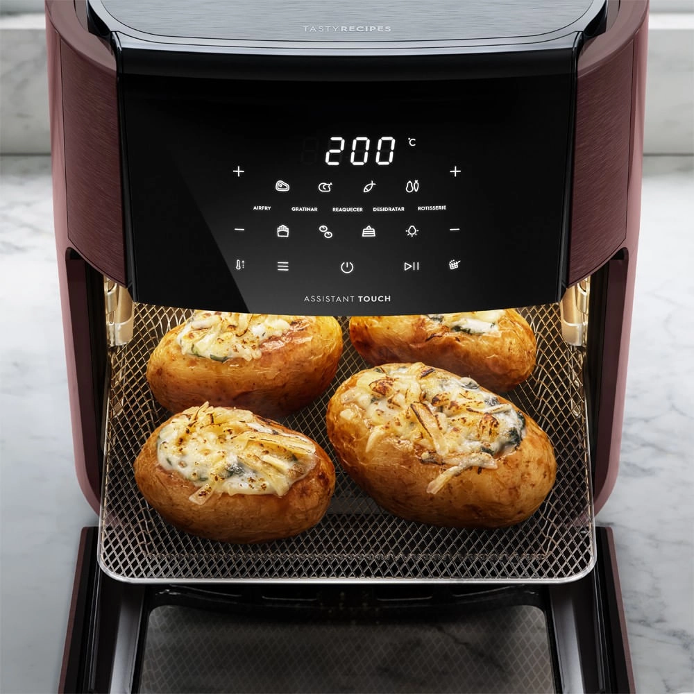 AirFryer Oven Electrolux Digital 12L Experience Vermelha por Rita Lobo (EAF91) 220V