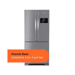 Geladeira Brastemp Frost Free BRO85AKBNA French Door Inverter 554L Inox 220V