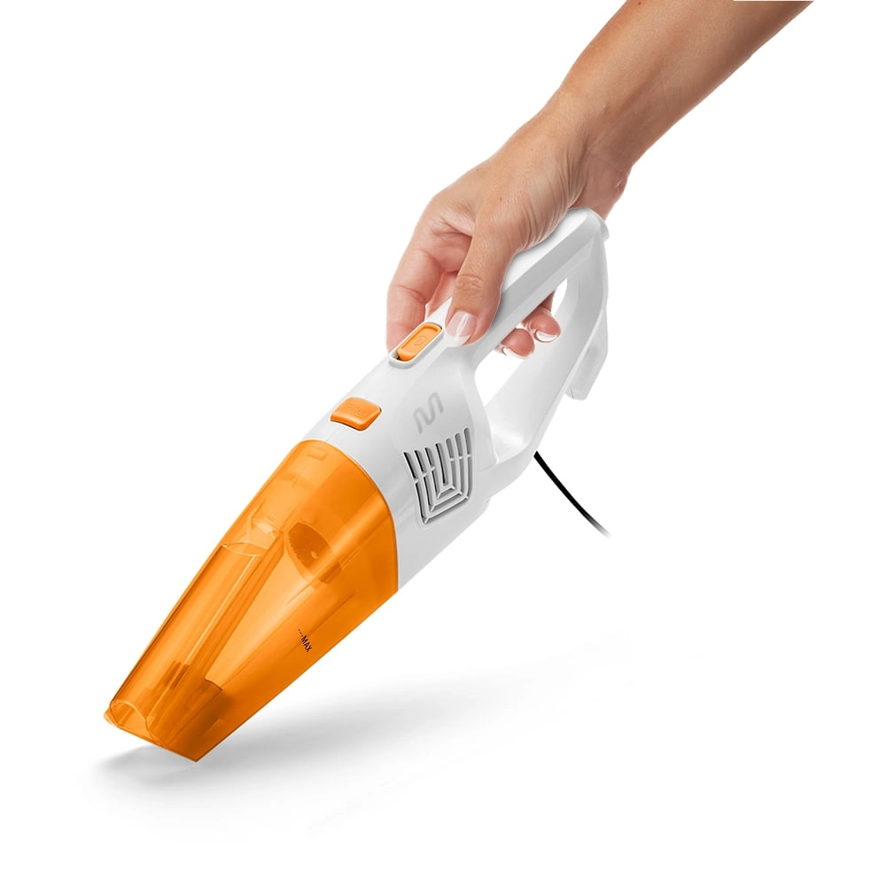 Aspirador de Pó Vertical e de Mão Multilaser 220V 700W Branco/Laranja - HO012OUT [Reembalado] HO012OUT