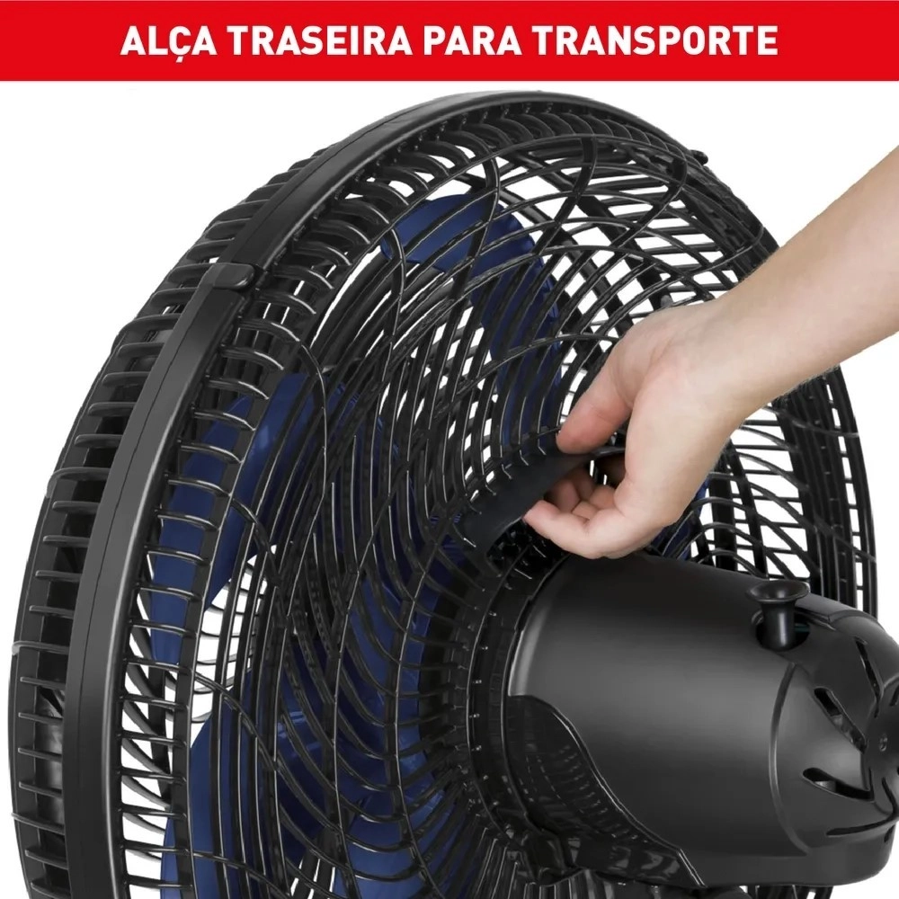 Ventilador de Mesa Arno 40CM X-treme 7 VE70 VE3700B4 7 Pas 150W Preto 220V