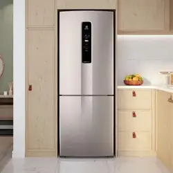 Geladeira Electrolux Frost Free IB7S Inverter Efficient com AutoSense 490L Inox Look 220V