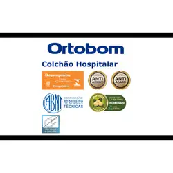 Colchão Hospitalar D20 (78x188x12) - Espuma D20 Selada Ortobom