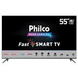 Smart TV Philco 55" PTV55G70SBLSG 4K LED Bivolt