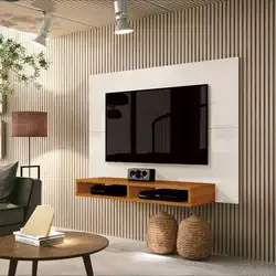 Painel 1.20M Para Tv Até 47 Fox Off White/Cedro A86XL12XP25 Edn