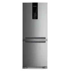 Geladeira Brastemp Frost Free Inverse A+++ 447 litros cor Inox com Smart Flow e Fresh Box - BRE57FK 220v