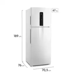 Geladeira Electrolux Frost Free Inverter 480L Efficient com AutoSense SmartBivolt Duplex cor Branca  (IT70) Bivolt