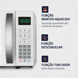 Micro-ondas 21L Mondial MO-01-21-W MICRO-ONDAS MO-01-21-W 220V/60HZ .