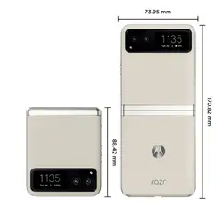 Smartphone Motorola Razr 40 5G 256GB XT2323-1 8GB RAM Android 13 Tela Dobrável 6,9" Vanilla