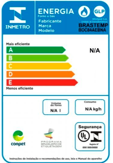 Forno de embutir elétrico Brastemp 84 litros Preto com convecção e timer touch - BOC84AE 220V