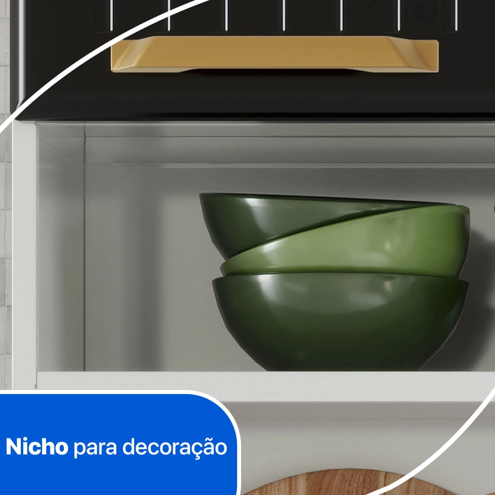 Armário de Cozinha de Aço Kit Triplo Telasul Diamante Smart Telasul