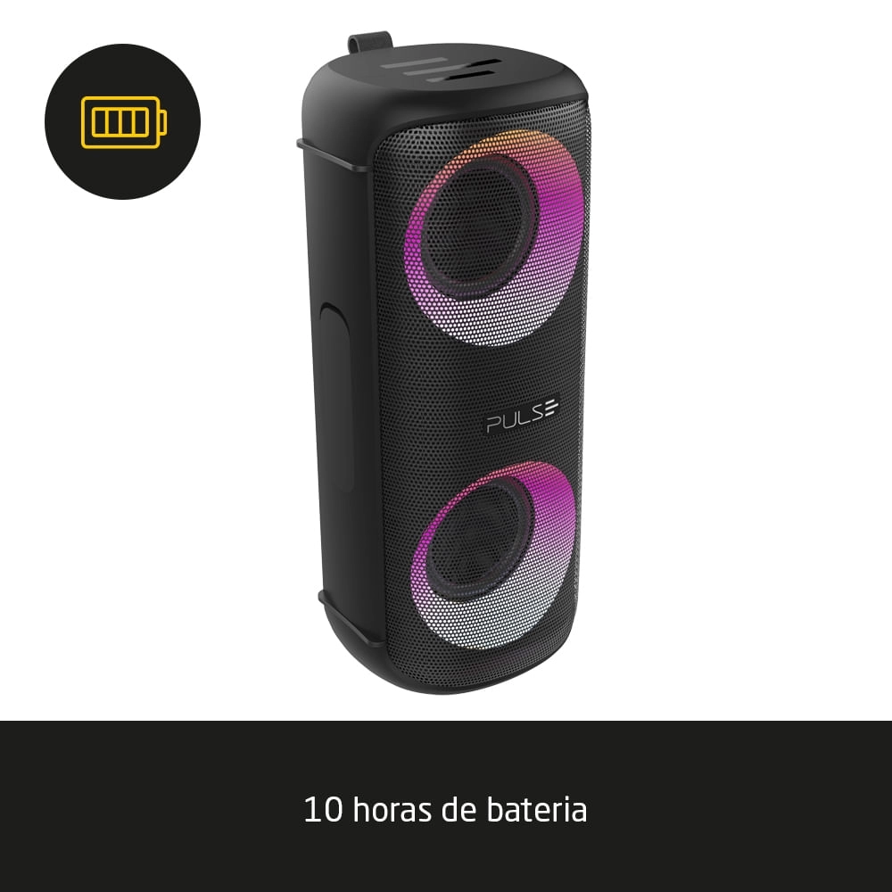 Caixa de Som Mini Pulsebox 30W Bluetooth 5.0/AUX/SD Pulse - SP603 SP603