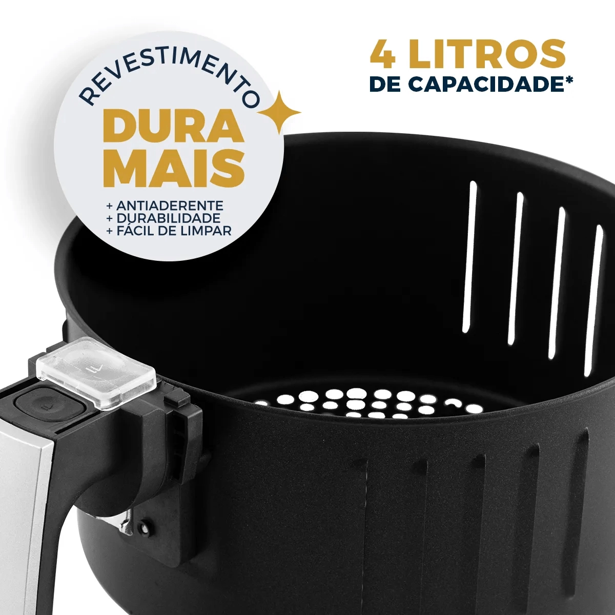 Fritadeira Air Fryer Britânia BFR21P 4L 1500W 220V