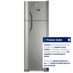 Geladeira Electrolux Frost Free TF39S 310L Inox 220V