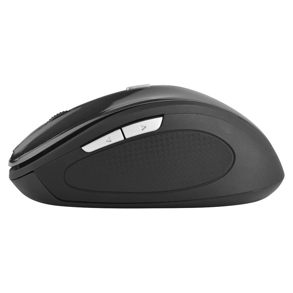 Mouse Multilaser Comfort 6 Botões Usb Preto - MO241 MO241