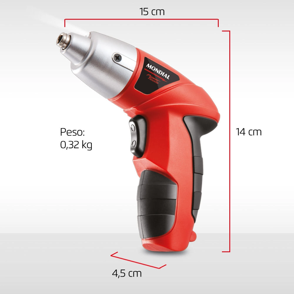 Parafusadeira Elétrica Mondial Power Tools FPF-05