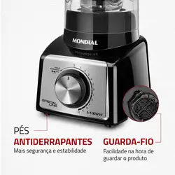 Liquidificador Special Line Mondial L-48-B-SL LIQUIDIFICADOR L-48-B-SL 220V/60Hz