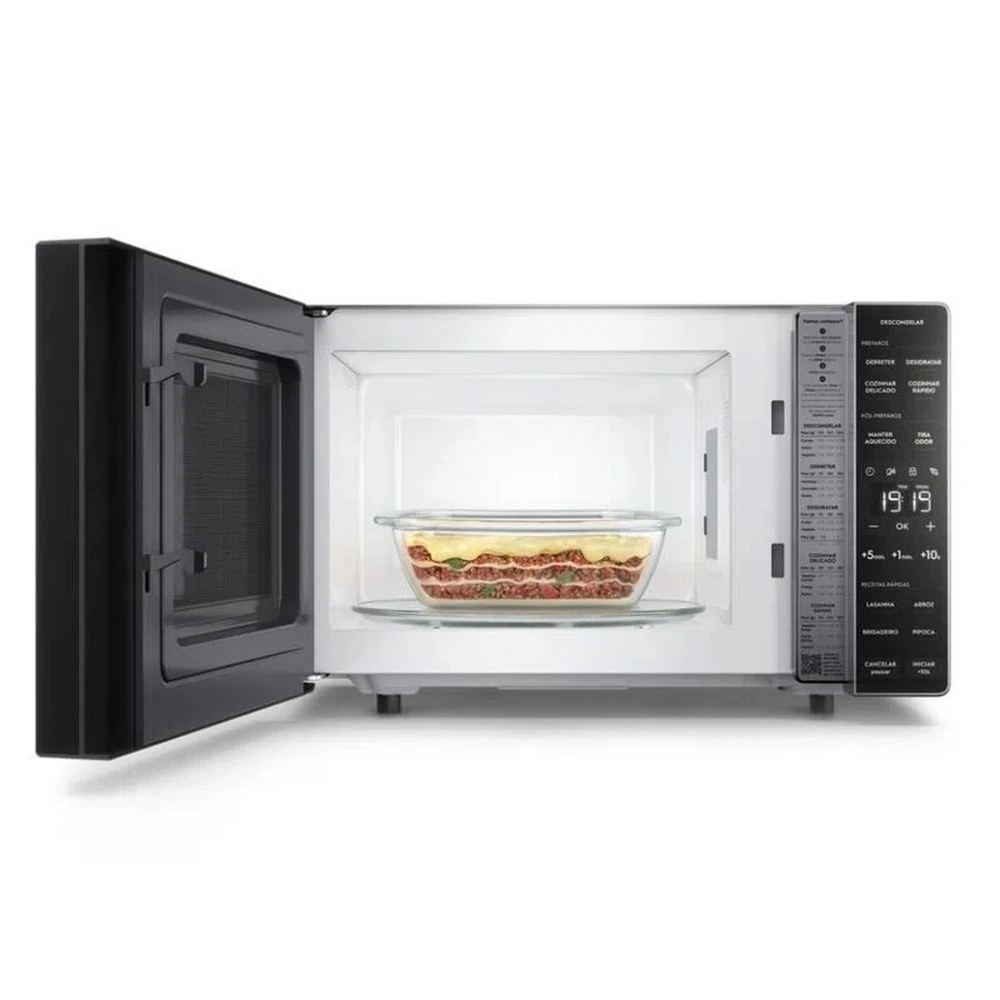 Micro-ondas Electrolux Efficient ME23S 23L Preto/Prata 220V