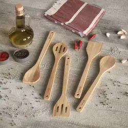 Conjunto de Utensílios de Bambu de 06 Peças - Electrolux