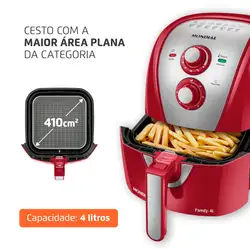 Fritadeira Sem Óleo Air Fryer 4L Mondial AFN-40-RI AIR FRYER AFN-40-RI 220V/60Hz