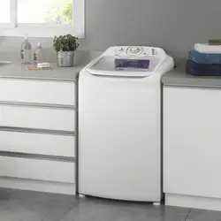 Máquina de Lavar Electrolux 12kg Branca Turbo Economia Silenciosa com Cesto Inox (LAC12) 220V