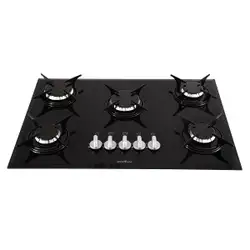 Cooktop de Embutir Britânia BCT5P 5 bocas Bivolt