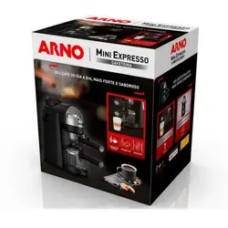 Cafeteira Eletrica Arno Mini Espresso XP1728B2 CMME Preta 220V