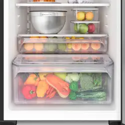 Geladeira Electrolux Top Freezer Frost Free  474LEfficient Black Inox Look com Autosense (IF56B) 220V