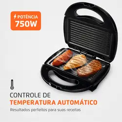 Sanduicheira Mondial Fast Grill e Sandwich S-12