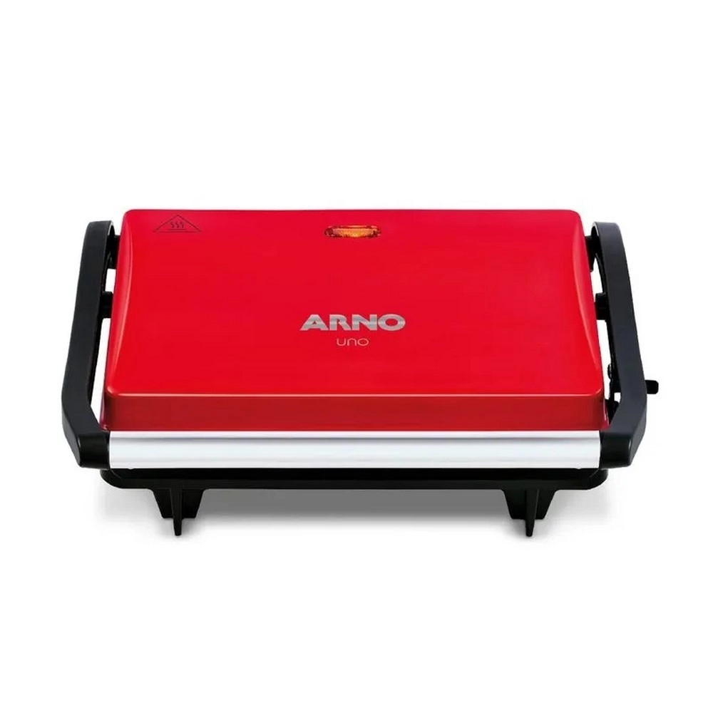 Sanduicheira Grill Arno Uno GUNO 760W Vermelha 220V