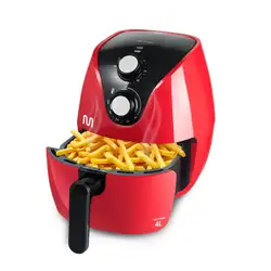 Fritadeira Elétrica Air Fryer 4 Litros 1500w-220v Vermelha Multilaser - CE084OUT [Reembalado] CE084OUT