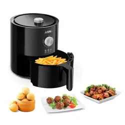 Fritadeira Eletrica Arno Air Fryer Ultra Black 4,2L EY1158B2 UFRP Preta 220V