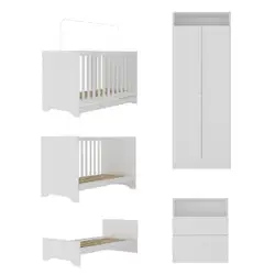 Quarto Infantil Completo Encanto Multimóveis Branco