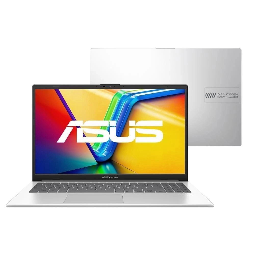 Notebook Asus Vivobook Go 15 Core i3 4GB 256GB SSD Tela 15,6" Windows 11 E1504GA-NJ441W Prata