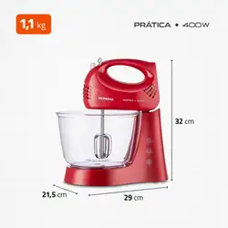 Batedeira Mondial Prática B-45-R BATEDEIRA B-45-R 220V/60HZ .