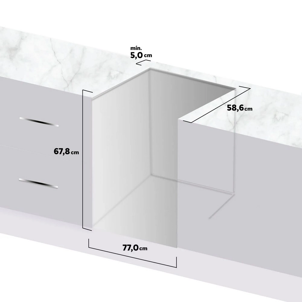 Fogão 5 Bocas de Embutir Dako Turbo Glass DE5VTP-PF0 Mesa de Vidro Display Digital Preto Bivolt