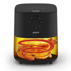 Fritadeira Eletrica Arno Air Fryer Essential AFE3 3,5L 1430W EY1308B2 Preta 220V