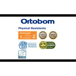 Colchão Physical Resistente Casal (138x188x17) - Suporte ideal para pessoas com até 60kg Ortobom