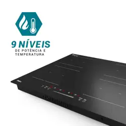 Cooktop de Indução Philco PCTQ1 Função Turbo 220V