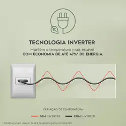 Geladeira Electrolux Frost Free Inverter 480L Efficient com AutoSense SmartBivolt Duplex cor Branca  (IT70) Bivolt